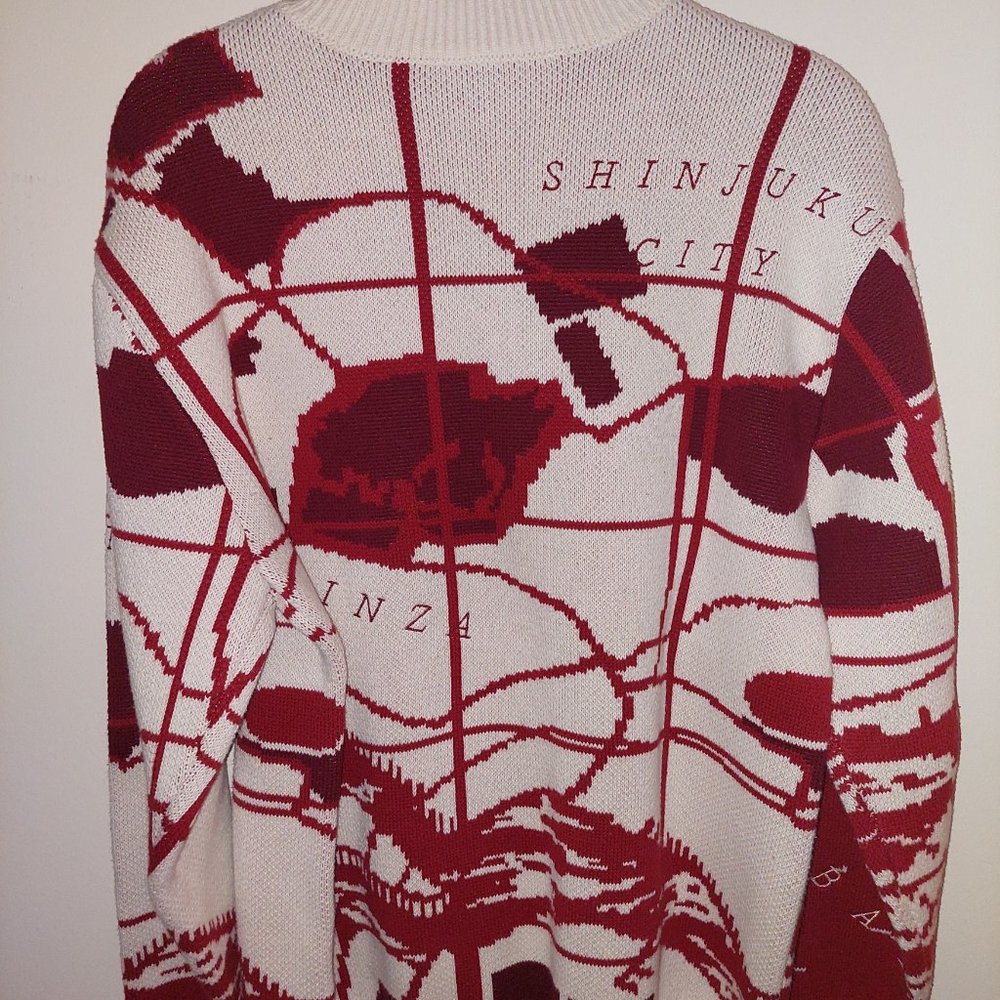 KITH Cream & Red Sweater